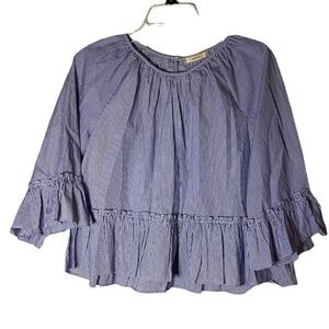NWOT Soprano Striped Bell Sleeve Top